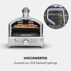 Pizzaiolo Neo Gas-Pizzaofen Inkl. Pizzastein Thermometer Edelstahl 14 Pizzaiolo Neo Gas-Pizzaofen Inkl. Pizzastein Thermometer Edelstahl -Klarstein 10035708 de 0003 logo