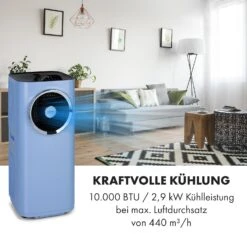Kraftwerk Smart 10K Klimaanlage 3-in-1 10000 BTU App-Steuerung Fernbedienung -Klarstein 10035737 de 0003 logo