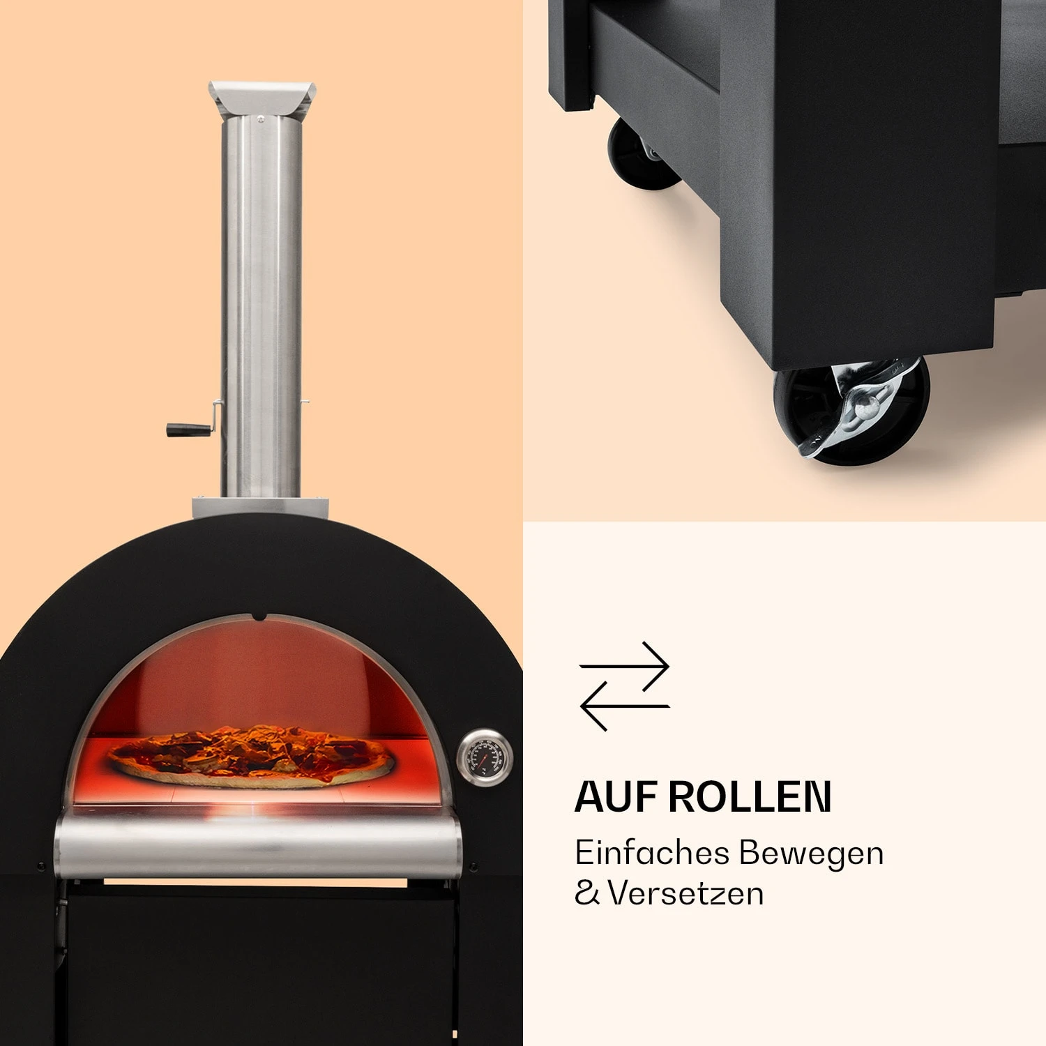 Diavolo Napoletana Pizzaofen Holzofen Rostfreier Edelstahl 9 Diavolo Napoletana Pizzaofen Holzofen Rostfreier Edelstahl – Bild 7