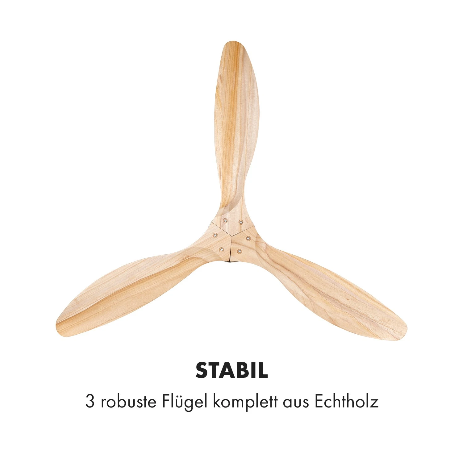 Santa Elena Deckenventilator 52" 9.060m³/h 3 Echtholzflügel 6 Santa Elena Deckenventilator 52" 9.060m³/h 3 Echtholzflügel – Bild 4