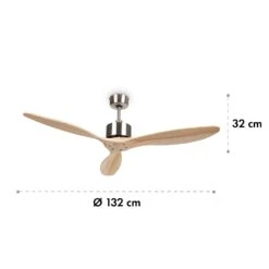 Santa Elena Deckenventilator 52" 9.060m³/h 3 Echtholzflügel 16 Santa Elena Deckenventilator 52" 9.060m³/h 3 Echtholzflügel -Klarstein 10035789 yy 0007 logo