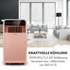 Metrobreeze New York Smart 12k Mobile Klimaanlage 12000 BTU/3,5 KW -Klarstein 10035802 de 0003 logo