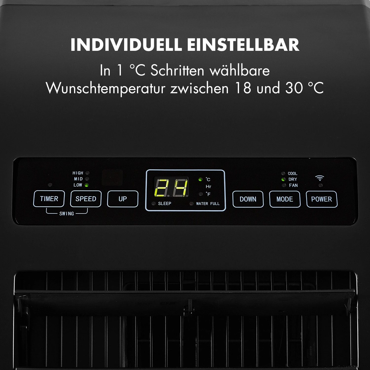 Metrobreeze Rom Smart Mobile Klimaanlage 10.000 BTU 3 KW Fernbedienung 6 Metrobreeze Rom Smart Mobile Klimaanlage 10.000 BTU 3 KW Fernbedienung – Bild 4