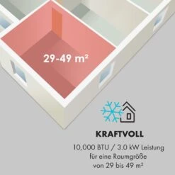 Metrobreeze Rom Smart Mobile Klimaanlage 10.000 BTU 3 KW Fernbedienung 16 Metrobreeze Rom Smart Mobile Klimaanlage 10.000 BTU 3 KW Fernbedienung -Klarstein 10035804 de 0005 logo