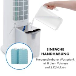 Skytower Grand Smart Luftkühler 80W 480 M³/h 8 Liter Mobil 15 Skytower Grand Smart Luftkühler 80W 480 M³/h 8 Liter Mobil -Klarstein 10035816 de 0005 logo