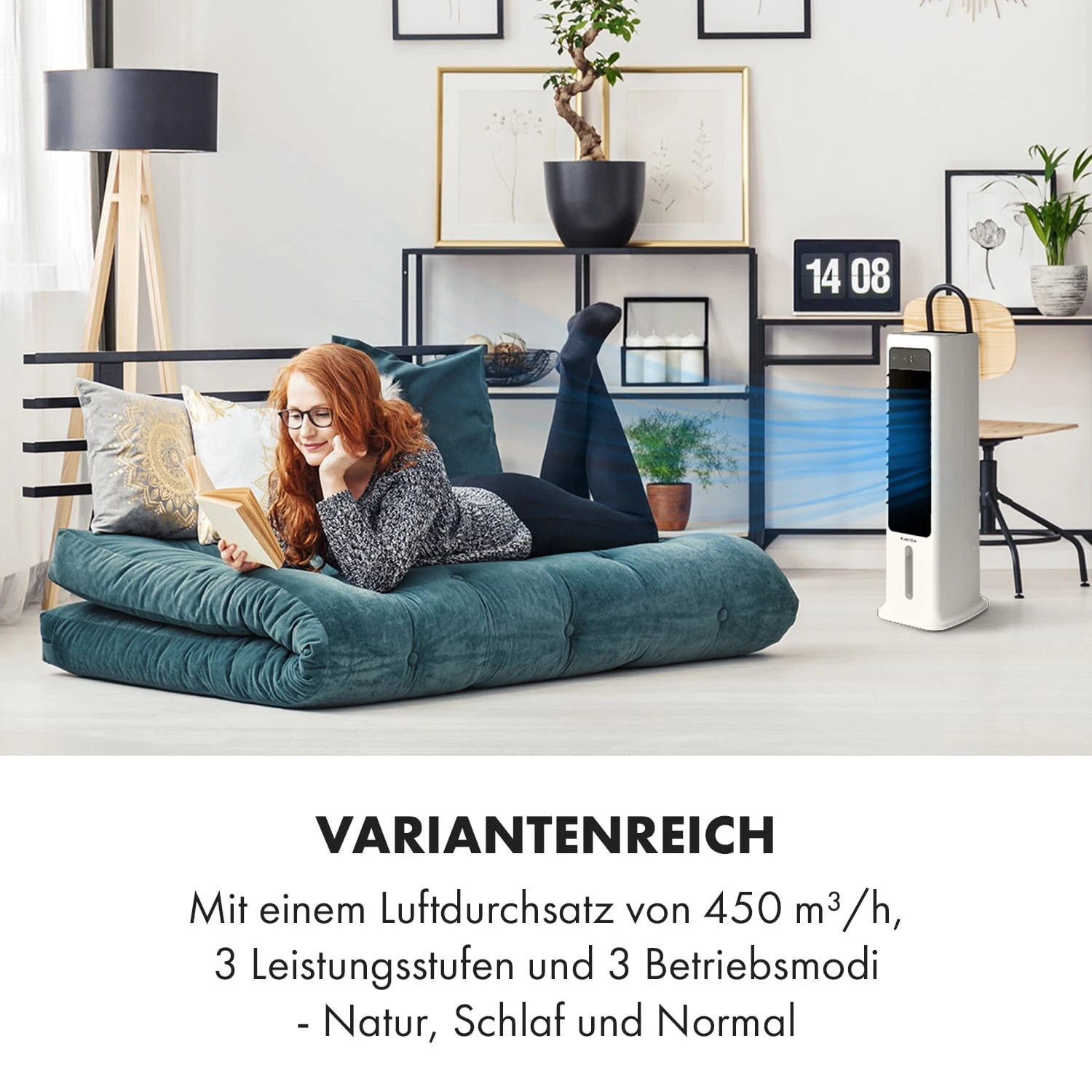 Skytower 360° Smart Luftkühler 60W 450 M³/h 6 Liter Mobil 9 Skytower 360° Smart Luftkühler 60W 450 M³/h 6 Liter Mobil – Bild 7