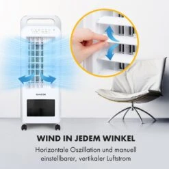 Cooler Rush Ventilator Luftkühler 5,5L 45W Fernbedienung 5x Eispack 13 Cooler Rush Ventilator Luftkühler 5,5L 45W Fernbedienung 5x Eispack -Klarstein 10035824 de 0003 logo