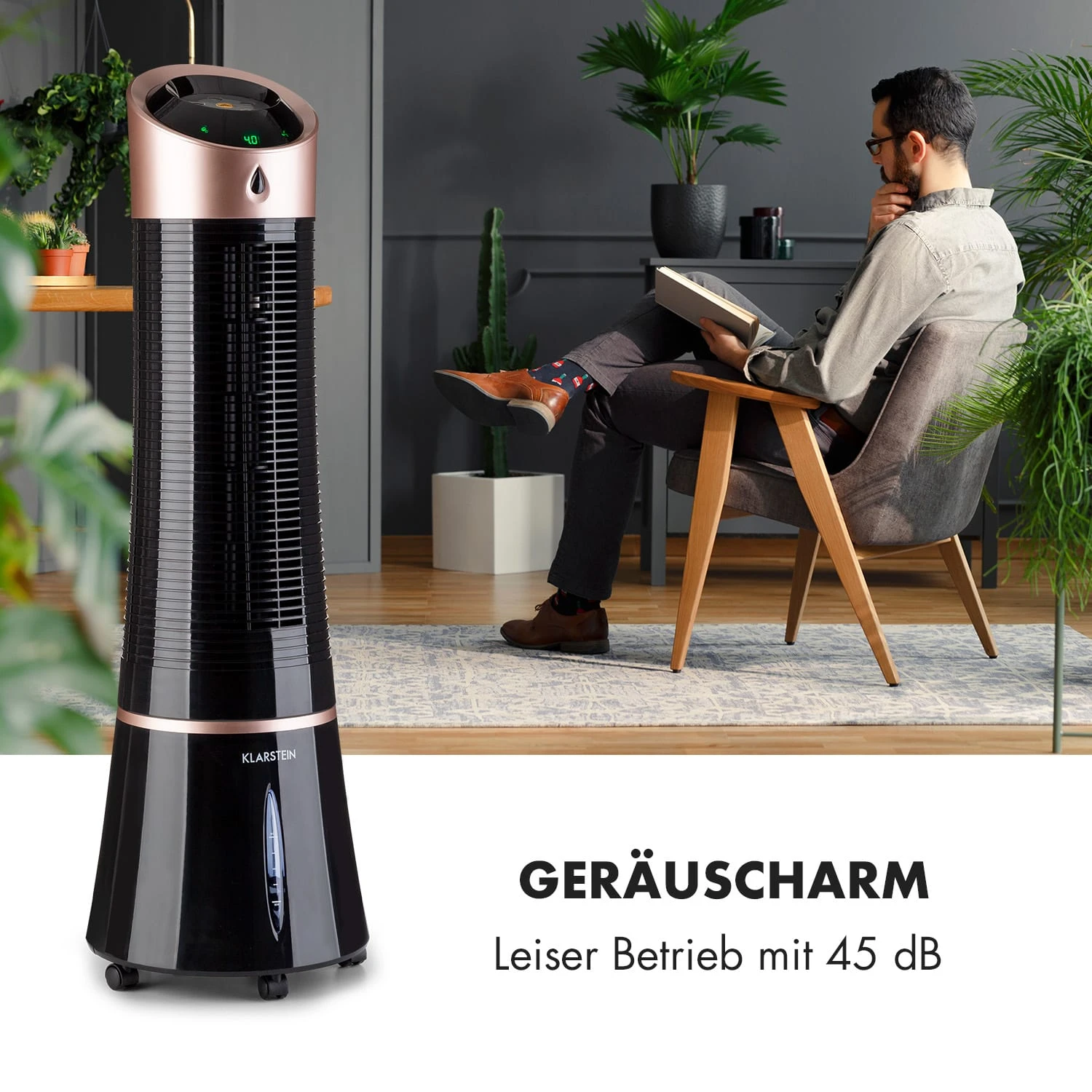 Skyscraper Ice 4-in-1 Luftkühler Ventilator 210 M³/h 30 W Oszillation Mobil Fernbedienung 8 Skyscraper Ice 4-in-1 Luftkühler Ventilator 210 M³/h 30 W Oszillation Mobil Fernbedienung – Bild 6