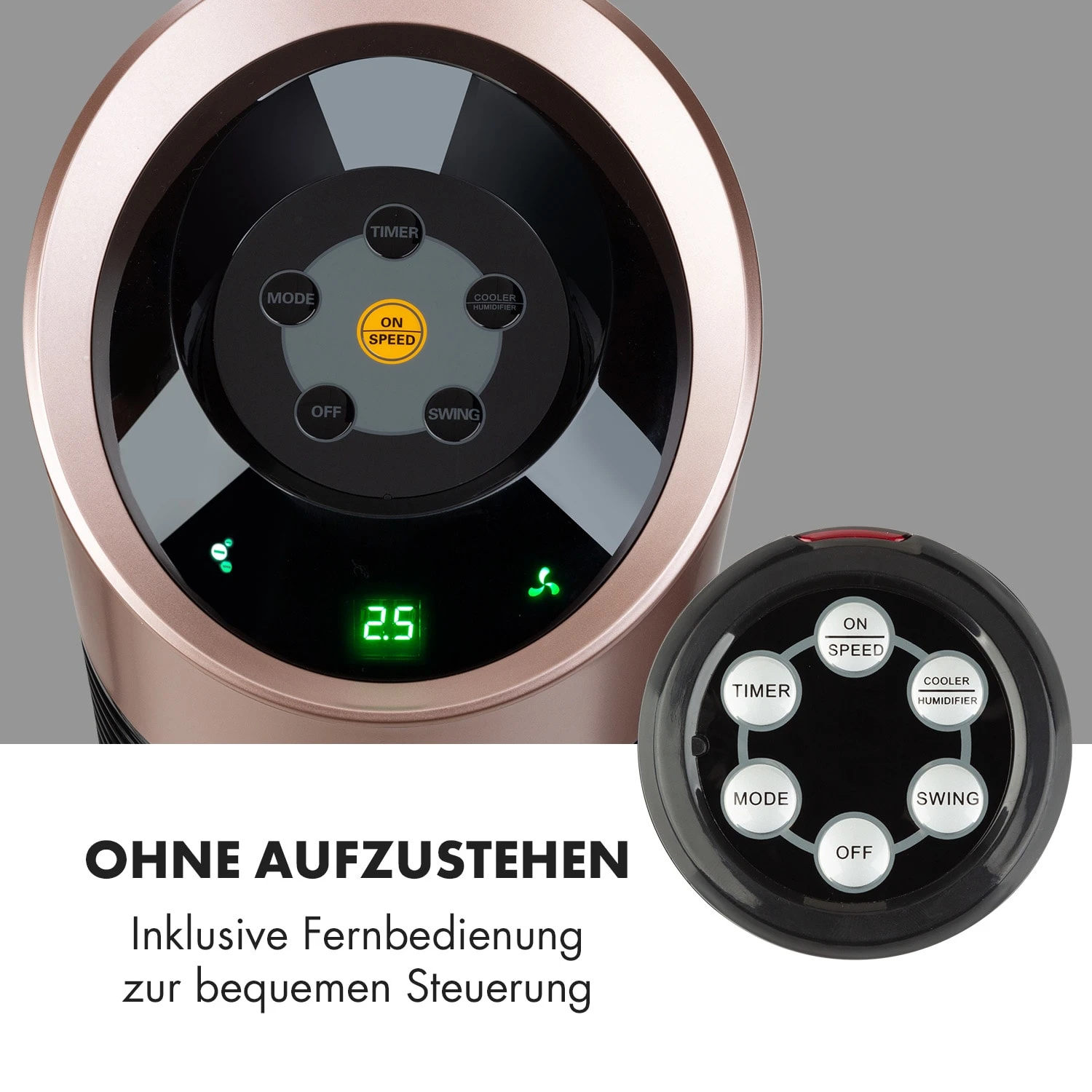 Skyscraper Ice 4-in-1 Luftkühler Ventilator 210 M³/h 30 W Oszillation Mobil Fernbedienung 9 Skyscraper Ice 4-in-1 Luftkühler Ventilator 210 M³/h 30 W Oszillation Mobil Fernbedienung – Bild 7