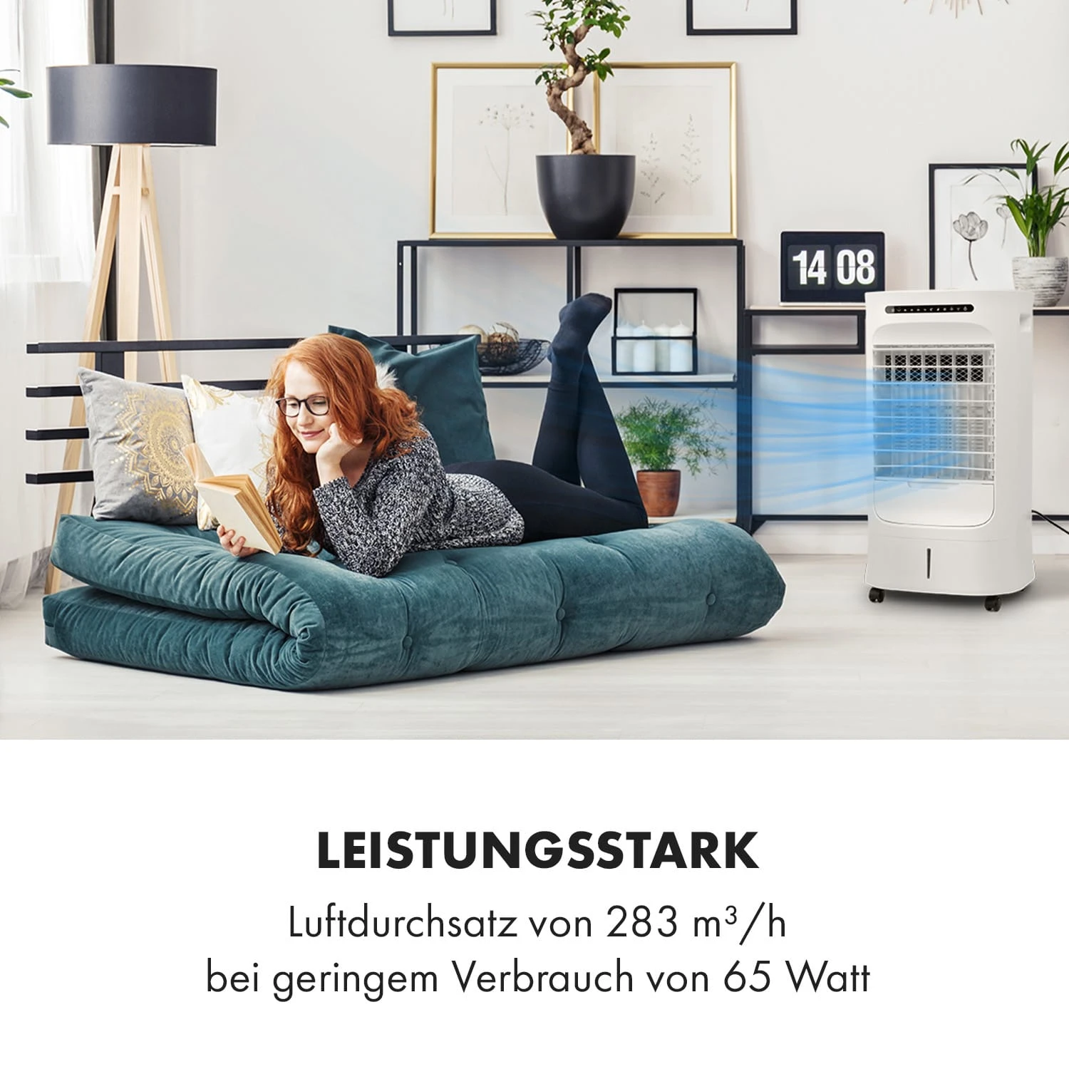 Iceberg Breeze 2-in-1 Luftkühler 65 Watt 283 M3/h 10 L Tank 2 Kühlakkus 7 Iceberg Breeze 2-in-1 Luftkühler 65 Watt 283 M3/h 10 L Tank 2 Kühlakkus – Bild 5