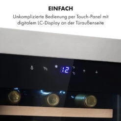 Reserva 12 Uno Weinkühlschrank 12 Flaschen 31 Liter Edelstahl 14 Reserva 12 Uno Weinkühlschrank 12 Flaschen 31 Liter Edelstahl -Klarstein 10035859 de 0004 logo