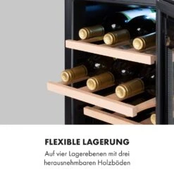 Reserva 12 Uno Weinkühlschrank 12 Flaschen 31 Liter Edelstahl 17 Reserva 12 Uno Weinkühlschrank 12 Flaschen 31 Liter Edelstahl -Klarstein 10035859 de 0007 logo
