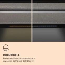 Mariana Neo 60 Flachschirmhaube 60cm 640 M³/h Abluft LED 12 Mariana Neo 60 Flachschirmhaube 60cm 640 M³/h Abluft LED -Klarstein 10035926 de 0003 logo