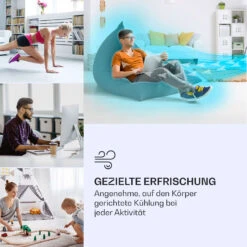 IceWind Max 3-in-1 Luftkühler 330 M³/h 60W 6 Ltr Timer Fernbedienung 12 IceWind Max 3-in-1 Luftkühler 330 M³/h 60W 6 Ltr Timer Fernbedienung -Klarstein 10036068 de 0003 logo