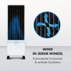 Maxflow Smart 3-in-1 Luftkühler Ventilator 5L WiFi Fernbedienung 18 Maxflow Smart 3-in-1 Luftkühler Ventilator 5L WiFi Fernbedienung -Klarstein 10036091 de 0005 logo