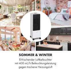 Maxflow Smart 3-in-1 Luftkühler Ventilator 5L WiFi Fernbedienung 21 Maxflow Smart 3-in-1 Luftkühler Ventilator 5L WiFi Fernbedienung -Klarstein 10036091 de 0008 logo