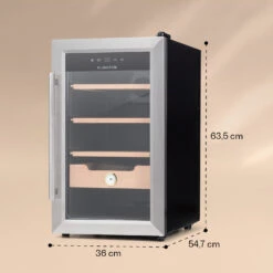 Klarstein El Presidente 48 Zigarren-Humidor 48L 3 Einschübe 1 Fach Zedernholz 16 Klarstein El Presidente 48 Zigarren-Humidor 48L 3 Einschübe 1 Fach Zedernholz -Klarstein 10036102 yy 0007 logo