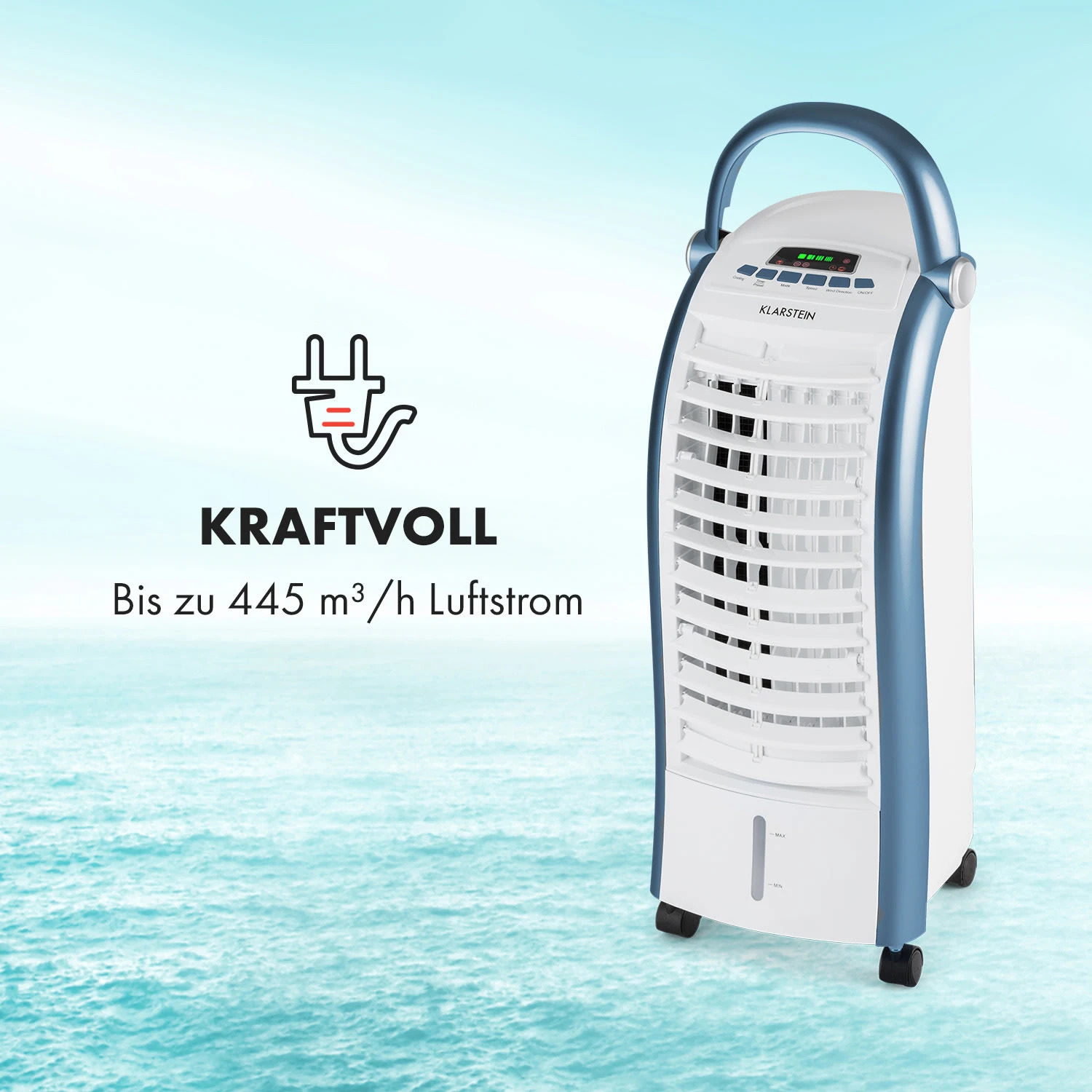 Maxfresh Ocean Ventilator Luftkühler 6L 65W Fernbedienung 2x Eispack 5 Maxfresh Ocean Ventilator Luftkühler 6L 65W Fernbedienung 2x Eispack – Bild 3