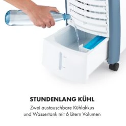 Maxfresh Ocean Ventilator Luftkühler 6L 65W Fernbedienung 2x Eispack 15 Maxfresh Ocean Ventilator Luftkühler 6L 65W Fernbedienung 2x Eispack -Klarstein 10036141 de 0005 logo
