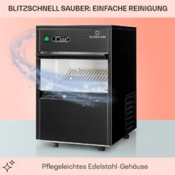 Powericer XL Eiswürfelmaschine 20 Kg/Tag 145 Watt 13 Powericer XL Eiswürfelmaschine 20 Kg/Tag 145 Watt -Klarstein 10036152 de 0005 usp