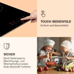 Virtuosa 3 Slim Kochfeld 3 Felder 5000 W Dualzone Timer Keramik -Klarstein 10036334 de 0004 logo