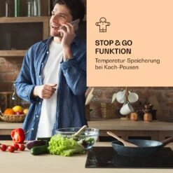 Virtuosa 3 Slim Kochfeld 3 Felder 5000 W Dualzone Timer Keramik -Klarstein 10036334 de 0005 logo