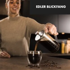 Glaswerk Ristretto French Press 0,35 Liter Borosilikatglas Edelstahl Walnussholz 13 Glaswerk Ristretto French Press 0,35 Liter Borosilikatglas Edelstahl Walnussholz -Klarstein 10036360 de 0004 logo