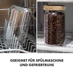 Glaswerk Lovage Vorratsgläser 0,75 1,1 1,5 L 3er Set Borosilikatglas Akazienholzdeckel Silikon 15 Glaswerk Lovage Vorratsgläser 0,75 1,1 1,5 L 3er Set Borosilikatglas Akazienholzdeckel Silikon -Klarstein 10036372 de 0006 logo