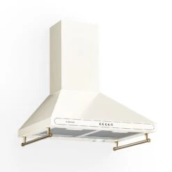 Victoria Dunstabzugshaube 60cm Retro-Design 644,5m³/h 2 LED-Lampen