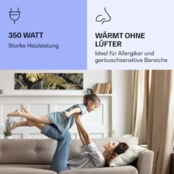 Wonderwall Air Art Smart Infrarotheizung Schwarze Blume 120x30cm 350W 14 Wonderwall Air Art Smart Infrarotheizung Schwarze Blume 120x30cm 350W -Klarstein 10037852 de 0005 logo