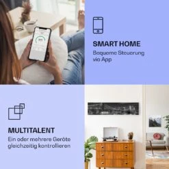 Wonderwall Air Art Smart Infrarotheizung Brücke 120x30cm 350W 11 Wonderwall Air Art Smart Infrarotheizung Brücke 120x30cm 350W -Klarstein 10037854 de 0002 logo