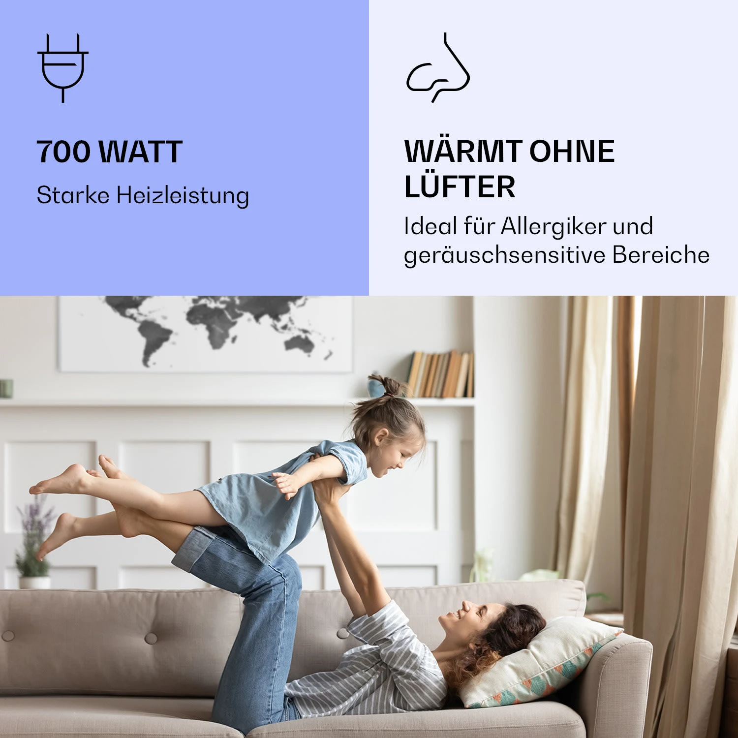 Wonderwall Air Art Smart Infrarotheizung Schwarze Karte 120x60cm 700W 7 Wonderwall Air Art Smart Infrarotheizung Schwarze Karte 120x60cm 700W – Bild 5