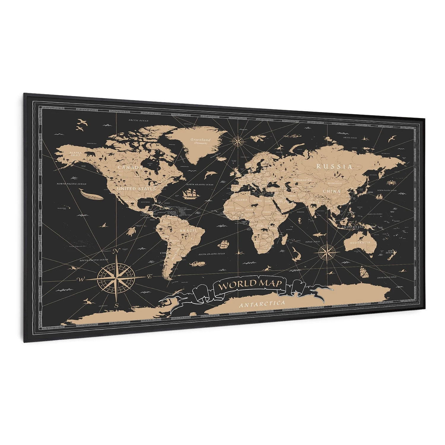 Wonderwall Air Art Smart Infrarotheizung Nachtkarte 120x60cm 700W 3 Wonderwall Air Art Smart Infrarotheizung Nachtkarte 120x60cm 700W