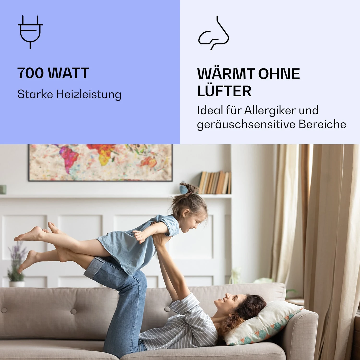 Wonderwall Air Art Smart Infrarotheizung Farbige Karte 120x60cm 700W 7 Wonderwall Air Art Smart Infrarotheizung Farbige Karte 120x60cm 700W – Bild 5