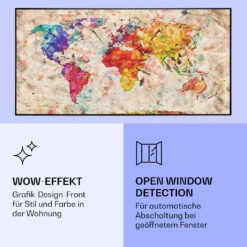 Wonderwall Air Art Smart Infrarotheizung Farbige Karte 120x60cm 700W 15 Wonderwall Air Art Smart Infrarotheizung Farbige Karte 120x60cm 700W -Klarstein 10037881 de 0006 logo