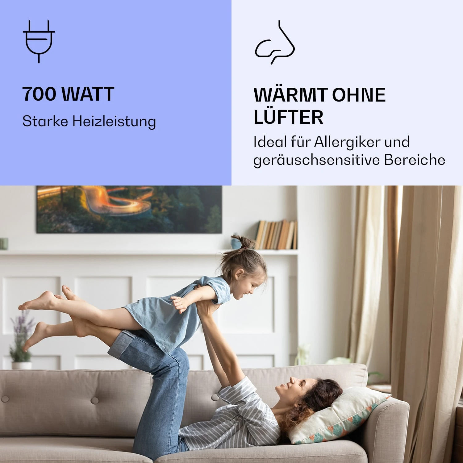 Wonderwall Air Art Smart Infrarotheizung Bergstraße 120x60cm 700W 7 Wonderwall Air Art Smart Infrarotheizung Bergstraße 120x60cm 700W – Bild 5