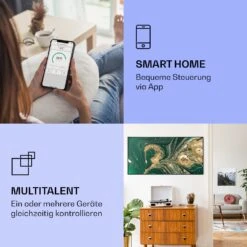 Wonderwall Air Art Smart Infrarotheizung Wirbel 120x60cm 700W 11 Wonderwall Air Art Smart Infrarotheizung Wirbel 120x60cm 700W -Klarstein 10037905 de 0002 logo