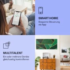 Wonderwall Air Art Smart Infrarotheizung Grüne Linie 120x60cm 700W 11 Wonderwall Air Art Smart Infrarotheizung Grüne Linie 120x60cm 700W -Klarstein 10037908 de 0002 logo