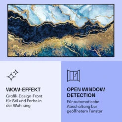 Wonderwall Air Art Smart Infrarotheizung Blauer Marmor 120x60cm 700W 15 Wonderwall Air Art Smart Infrarotheizung Blauer Marmor 120x60cm 700W -Klarstein 10037911 de 0006 logo