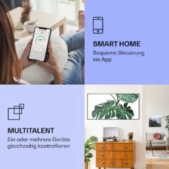 Wonderwall Air Art Smart Infrarotheizung Grünes Blatt 120x60cm 700W 11 Wonderwall Air Art Smart Infrarotheizung Grünes Blatt 120x60cm 700W -Klarstein 10037915 de 0002 logo