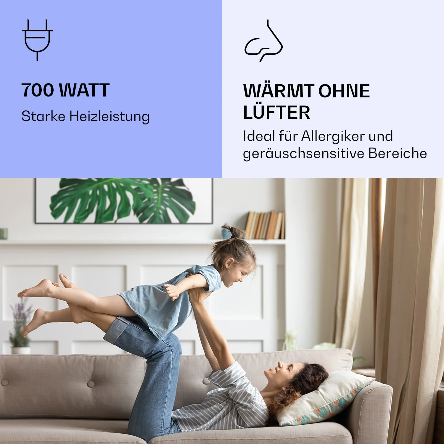 Wonderwall Air Art Smart Infrarotheizung Grünes Blatt 120x60cm 700W 7 Wonderwall Air Art Smart Infrarotheizung Grünes Blatt 120x60cm 700W – Bild 5