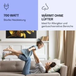 Wonderwall Air Art Smart Infrarotheizung Goldenes Blatt 120x60cm 700W 14 Wonderwall Air Art Smart Infrarotheizung Goldenes Blatt 120x60cm 700W -Klarstein 10037919 de 0005 logo