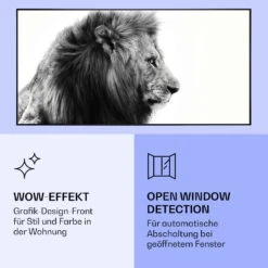 Wonderwall Air Art Smart Infrarotheizung Löwe 60x120cm 700W 15 Wonderwall Air Art Smart Infrarotheizung Löwe 60x120cm 700W -Klarstein 10037925 de 0006 logo