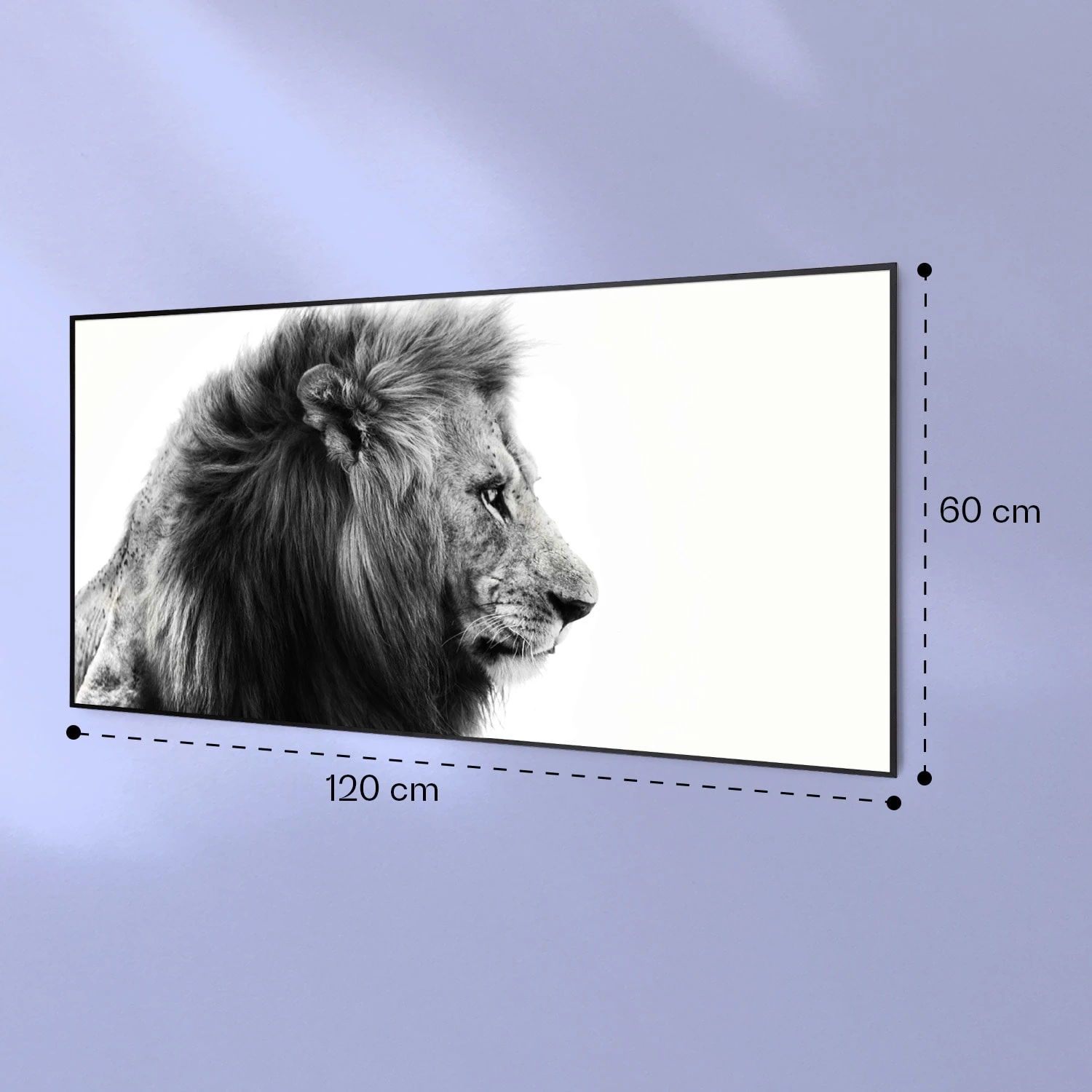 Wonderwall Air Art Smart Infrarotheizung Löwe 60x120cm 700W 9 Wonderwall Air Art Smart Infrarotheizung Löwe 60x120cm 700W – Bild 7