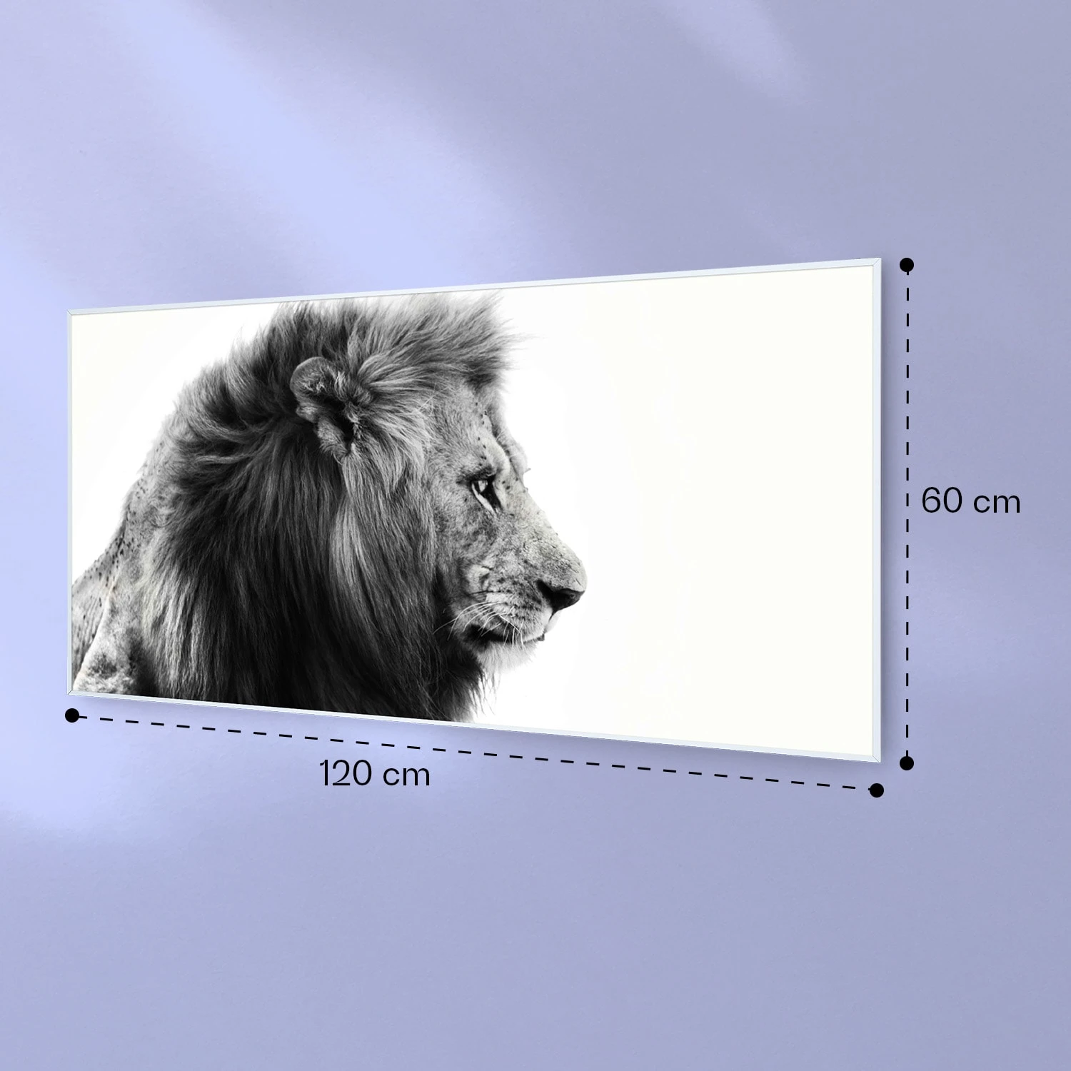 Wonderwall Air Art Smart Infrarotheizung Löwe 60x120cm 700W 9 Wonderwall Air Art Smart Infrarotheizung Löwe 60x120cm 700W – Bild 7