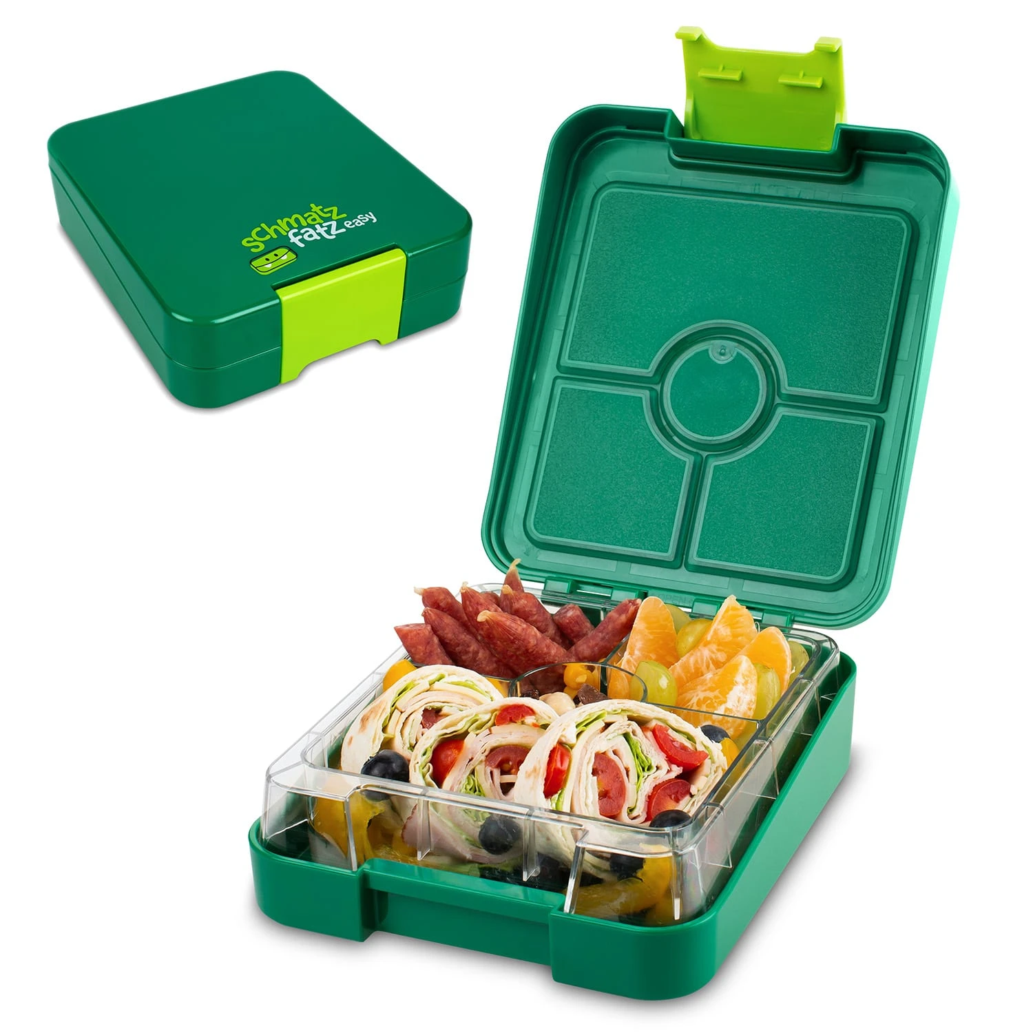 Schmatzfatz Easy Snackbox 4 Fächer 18 X 15 X 5 Cm (BxHxT) 3 Schmatzfatz Easy Snackbox 4 Fächer 18 X 15 X 5 Cm (BxHxT)