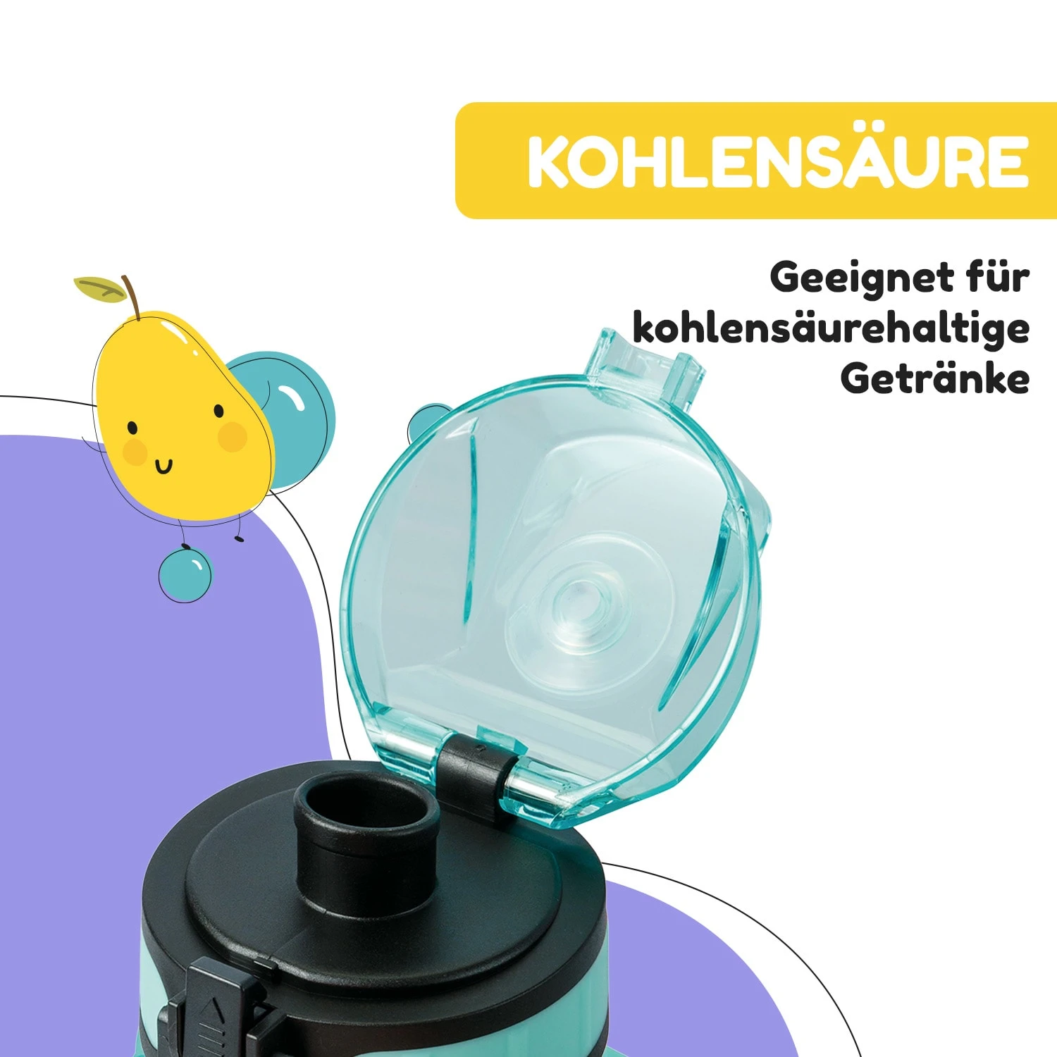 Schmatzfatz Trinkflasche Sportflasche 350 Ml 18 Cm Tritan 7 Schmatzfatz Trinkflasche Sportflasche 350 Ml 18 Cm Tritan – Bild 5