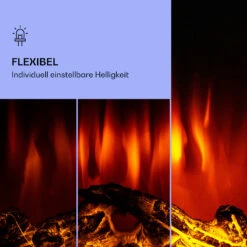 Klarstein Lamington Elektrokamin 2000 W LED-Flammen Heizlüfter Timer Ambientelicht 11 Klarstein Lamington Elektrokamin 2000 W LED-Flammen Heizlüfter Timer Ambientelicht -Klarstein 10038005 de 0004 logo