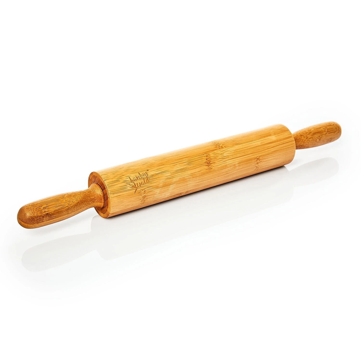 Nudelholz 100 % Bambus 43 X 5 Cm (LxØ) Glatte Oberfläche Bambus 3 Nudelholz 100 % Bambus 43 X 5 Cm (LxØ) Glatte Oberfläche Bambus