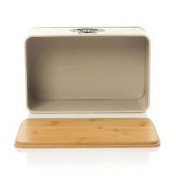 Stigby 2-in-1 Brotkasten Mit Schneidebrett Metallblech Bambus 14 Stigby 2-in-1 Brotkasten Mit Schneidebrett Metallblech Bambus -Klarstein 10038107 yy 0006 logo